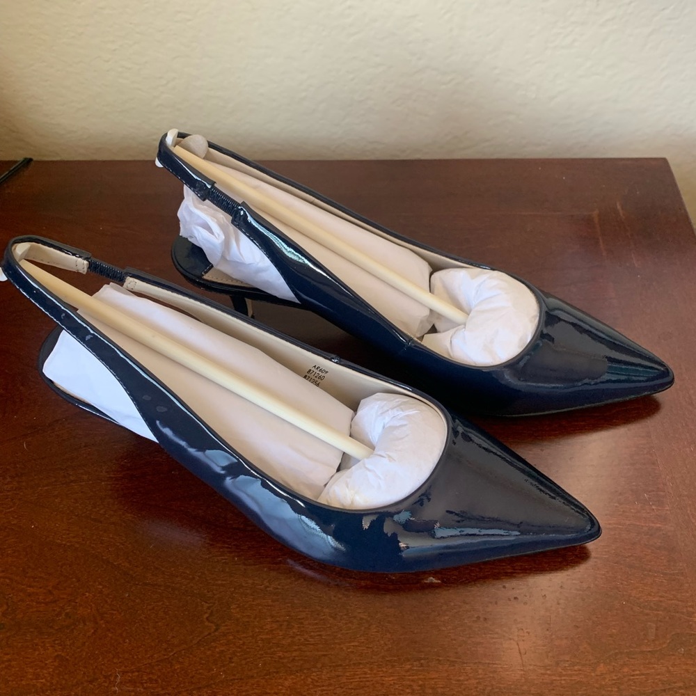 NW Boden Black Patent Heels